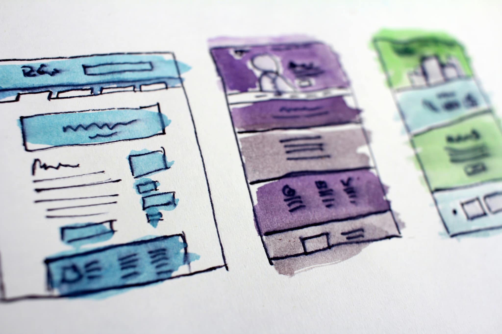 Web design illustration